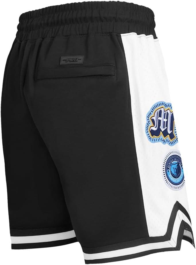 image:imagePro Standard NBA Mens Mens NBA DIY Pick Stitch Cotton Double Knit Athletic ShortBlack