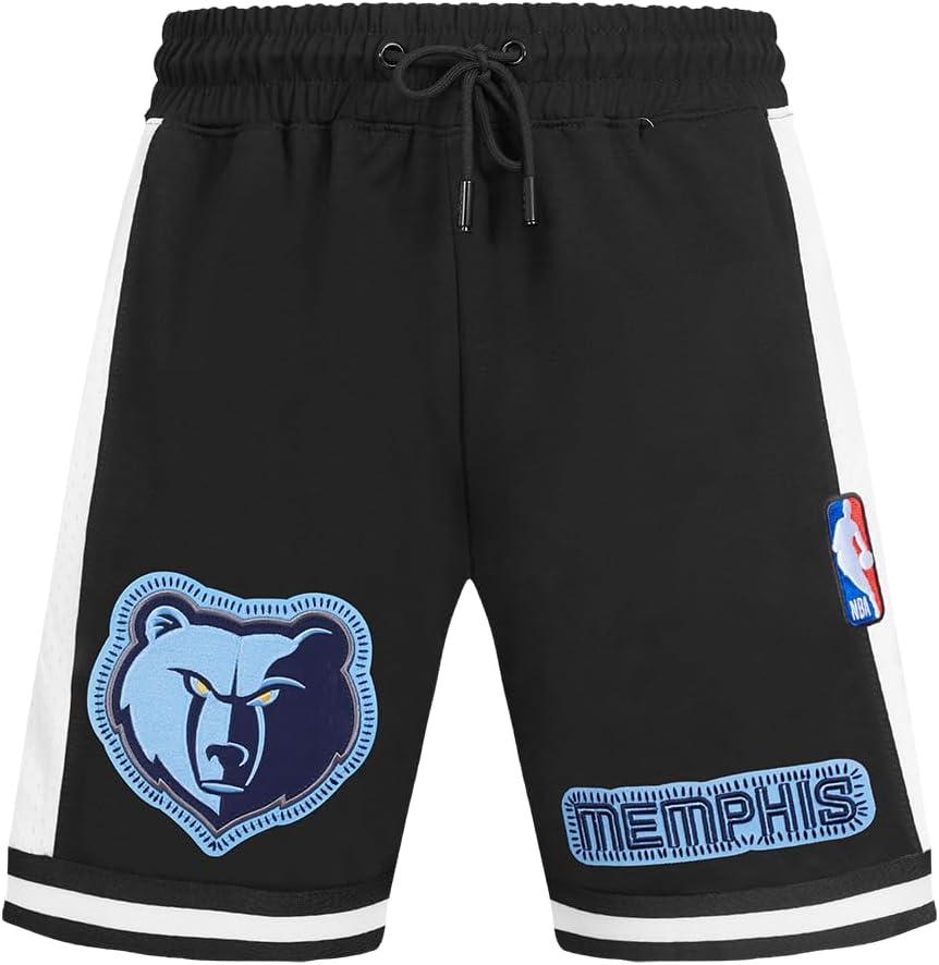 image:imagePro Standard NBA Mens Mens NBA DIY Pick Stitch Cotton Double Knit Athletic ShortBlack