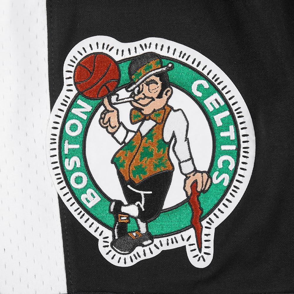 image:imagePro Standard NBA Mens Mens NBA DIY Pick Stitch Cotton Double Knit Athletic ShortBlack