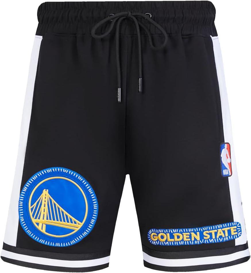 image:imagePro Standard NBA Mens Mens NBA DIY Pick Stitch Cotton Double Knit Athletic ShortBlack
