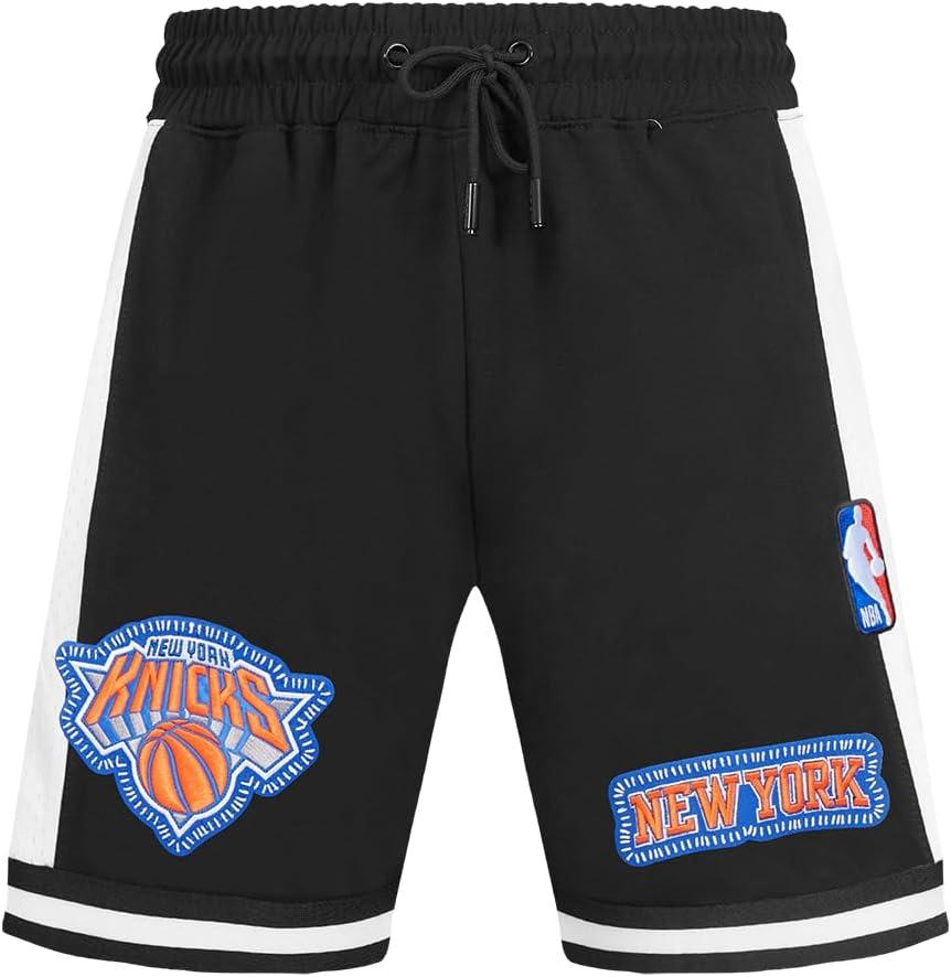 image:imagePro Standard NBA Mens Mens NBA DIY Pick Stitch Cotton Double Knit Athletic ShortBlack