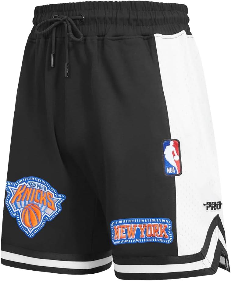 image:imagePro Standard NBA Mens Mens NBA DIY Pick Stitch Cotton Double Knit Athletic ShortBlack
