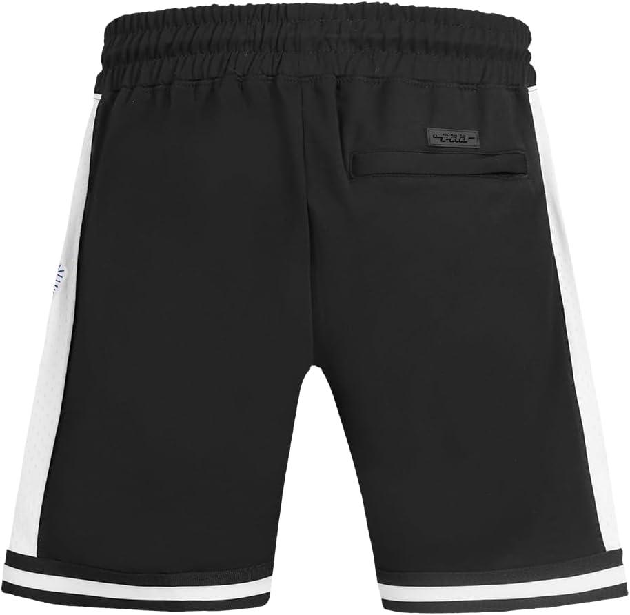 image:imagePro Standard NBA Mens Mens NBA DIY Pick Stitch Cotton Double Knit Athletic ShortBlack