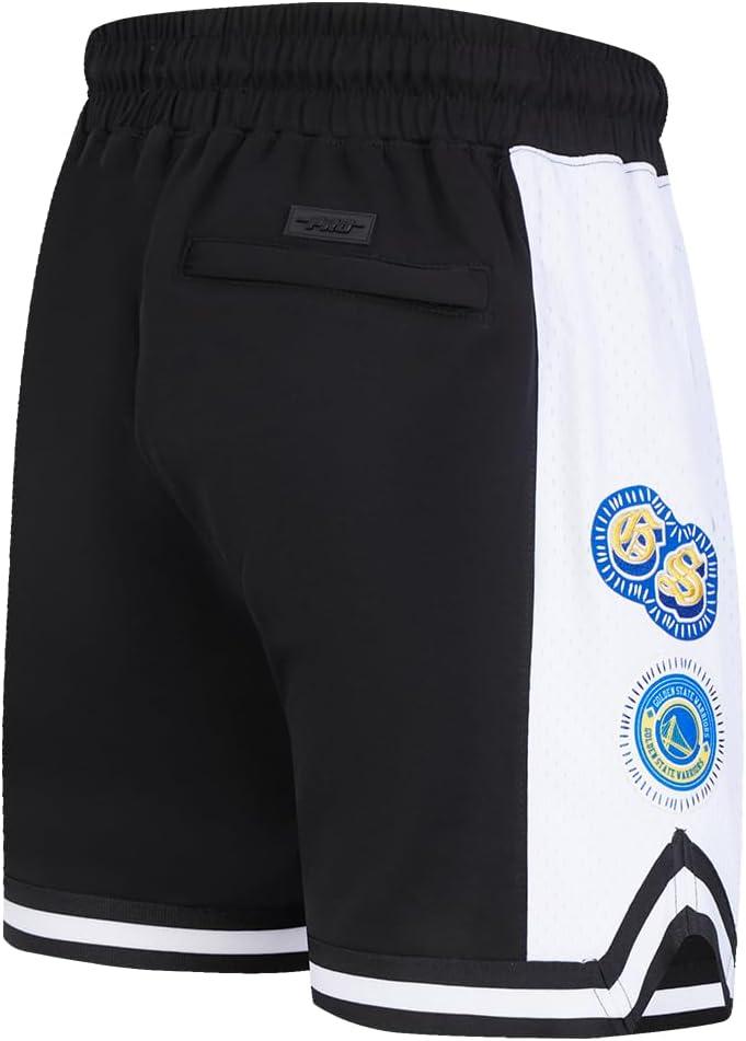 image:imagePro Standard NBA Mens Mens NBA DIY Pick Stitch Cotton Double Knit Athletic ShortBlack