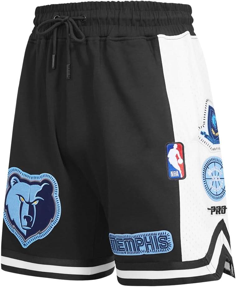 image:imagePro Standard NBA Mens Mens NBA DIY Pick Stitch Cotton Double Knit Athletic ShortBlack