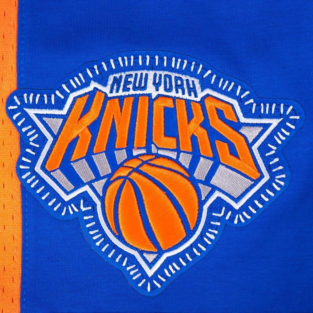image:imagePro Standard NBA Mens Mens NBA DIY Pick Stitch Cotton Double Knit Athletic ShortRoyal BlueOrange