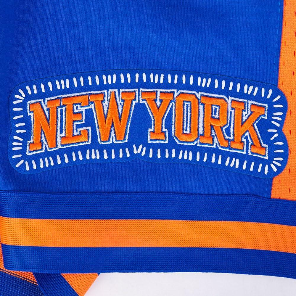 image:imagePro Standard NBA Mens Mens NBA DIY Pick Stitch Cotton Double Knit Athletic ShortRoyal BlueOrange