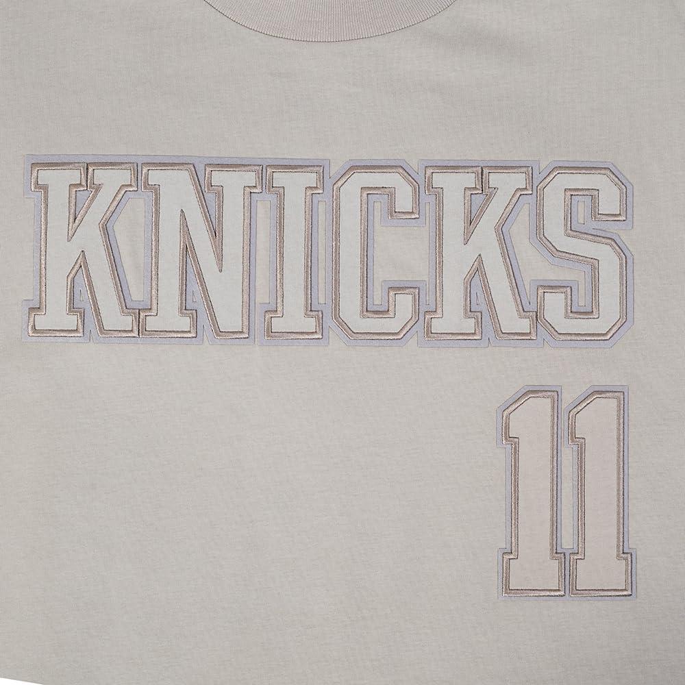 image:imagePro Standard NBA Mens Mens NBA New York Knicks Neutrals Player Cotton Short Sleeve TeeTaupe