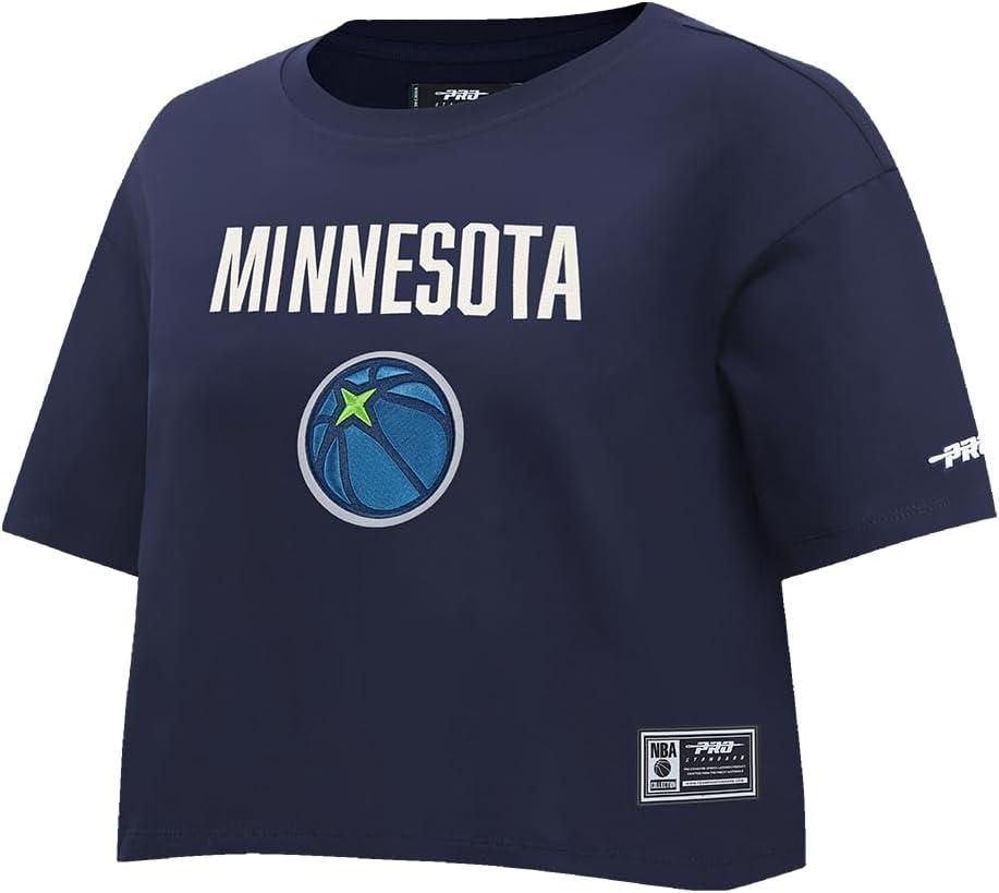 image:imagePro Standard NBA Womens Womens NBA Modern Originals Cotton Short Sleeve Boxy TeeMidnight Navy