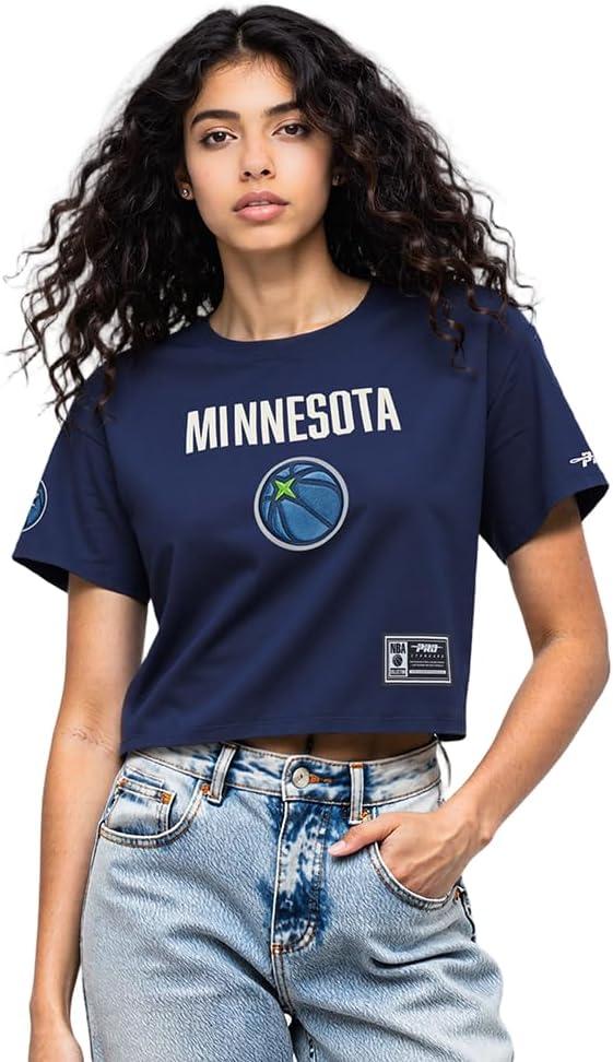 image:imagePro Standard NBA Womens Womens NBA Modern Originals Cotton Short Sleeve Boxy TeeMidnight Navy