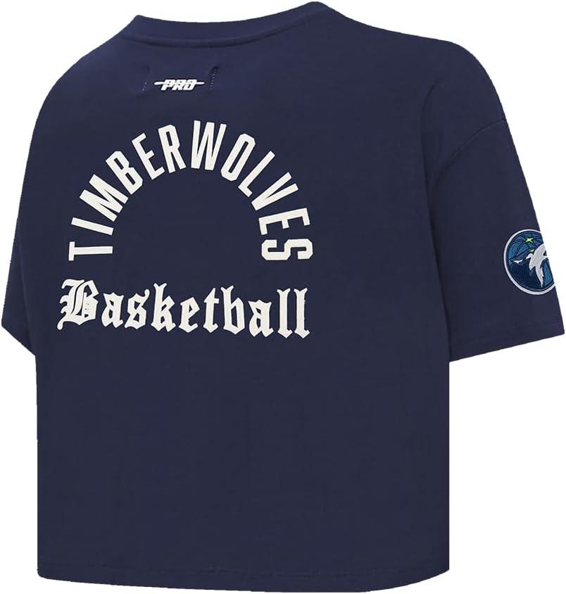 image:imagePro Standard NBA Womens Womens NBA Modern Originals Cotton Short Sleeve Boxy TeeMidnight Navy