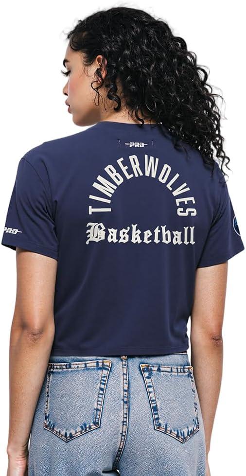 image:imagePro Standard NBA Womens Womens NBA Modern Originals Cotton Short Sleeve Boxy TeeMidnight Navy