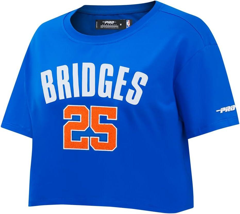 image:imagePro Standard NBA Womens Womens NBA New York Knicks Classic Player Cotton Short Sleeve Boxy TeeTeam Color