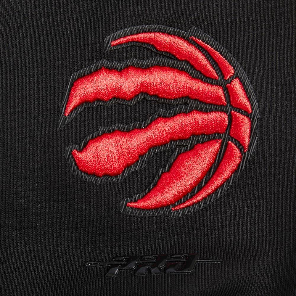 image:imagePro Standard Womens NBA Mash Up Cropped Pullover HoodieBlackRedBlack