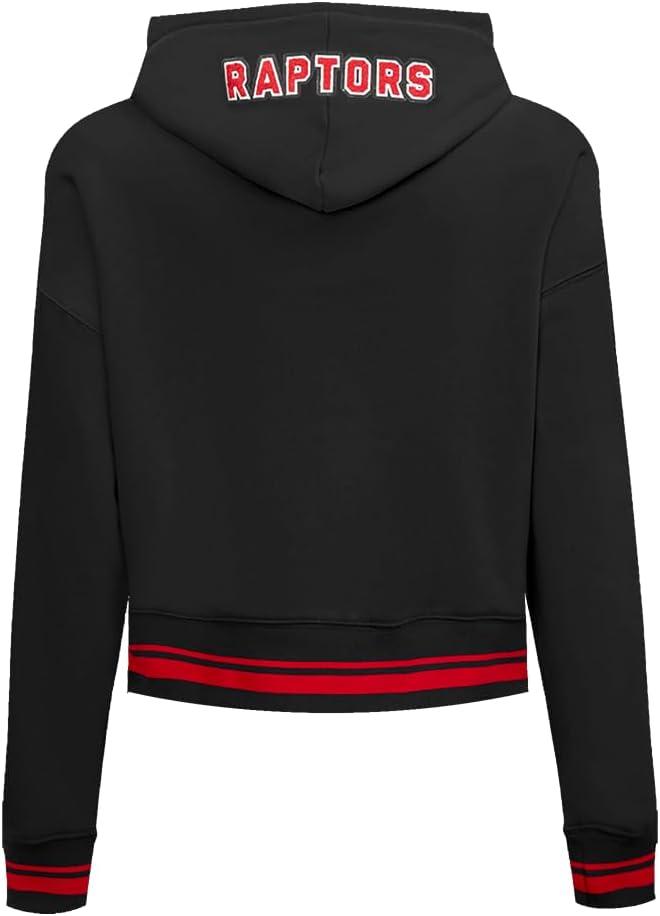 image:imagePro Standard Womens NBA Mash Up Cropped Pullover HoodieBlackRedBlack