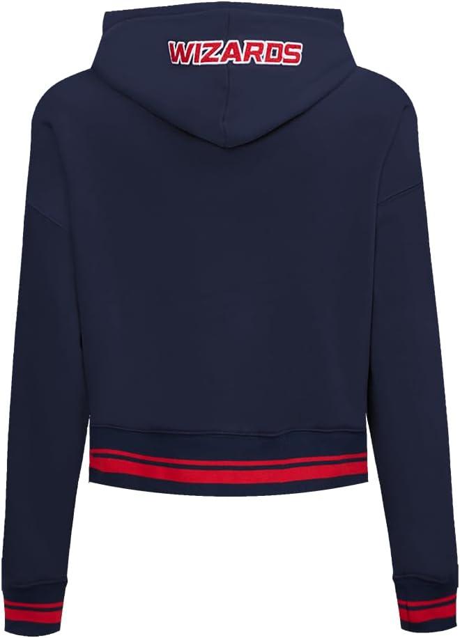 image:imagePro Standard Womens NBA Mash Up Cropped Pullover HoodieMidnight NavyRedMidnight Navy