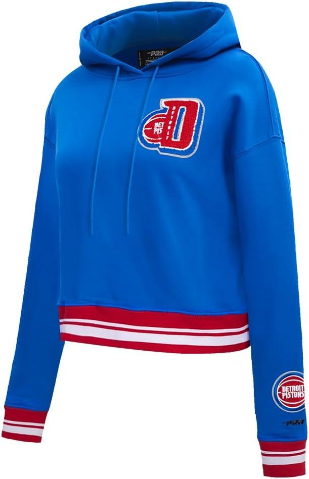 image:imagePro Standard Womens NBA Mash Up Cropped Pullover HoodieRoyal BlueRed