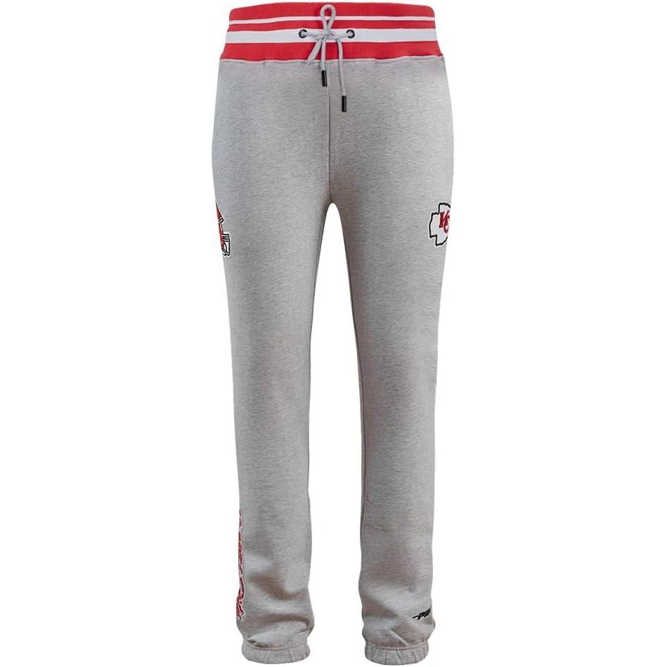 image:imagePro Standard Mens NFL Script Tail SweatpantHeather GrayRed