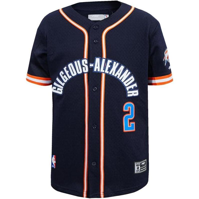 image:imagePro Standard NBA Boys Big Boys NBA Oklahoma City Thunder Classic Player Mesh Down TopTeam Color