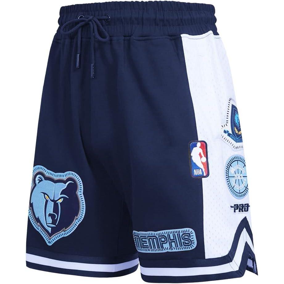 image:imagePro Standard NBA Mens Mens NBA DIY Pick Stitch Cotton Double Knit Athletic ShortMidnight Navy
