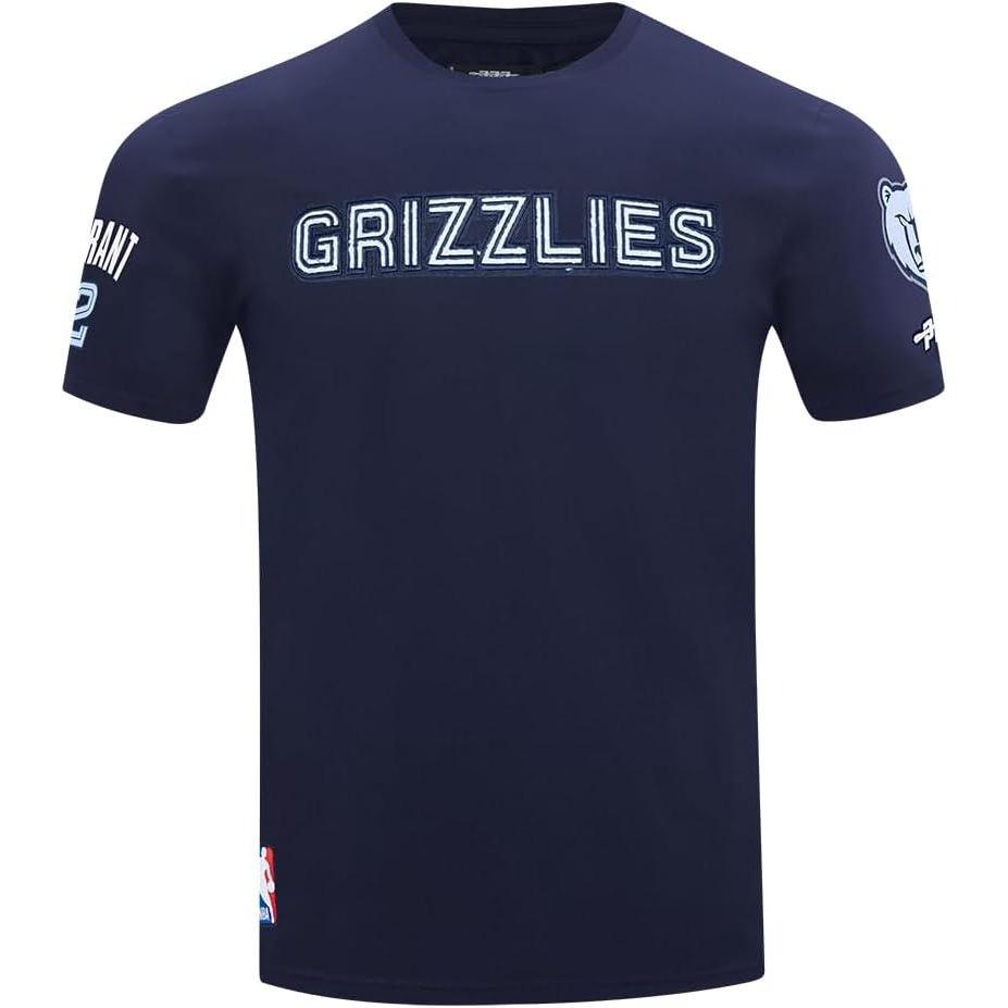 image:imagePro Standard NBA Mens Mens NBA Memphis Grizzlies Classic Player Cotton Short Sleeve TeeMidnight Navy
