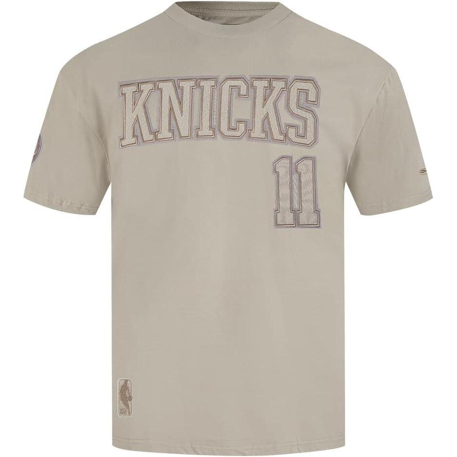 image:imagePro Standard NBA Mens Mens NBA New York Knicks Neutrals Player Cotton Short Sleeve TeeTaupe
