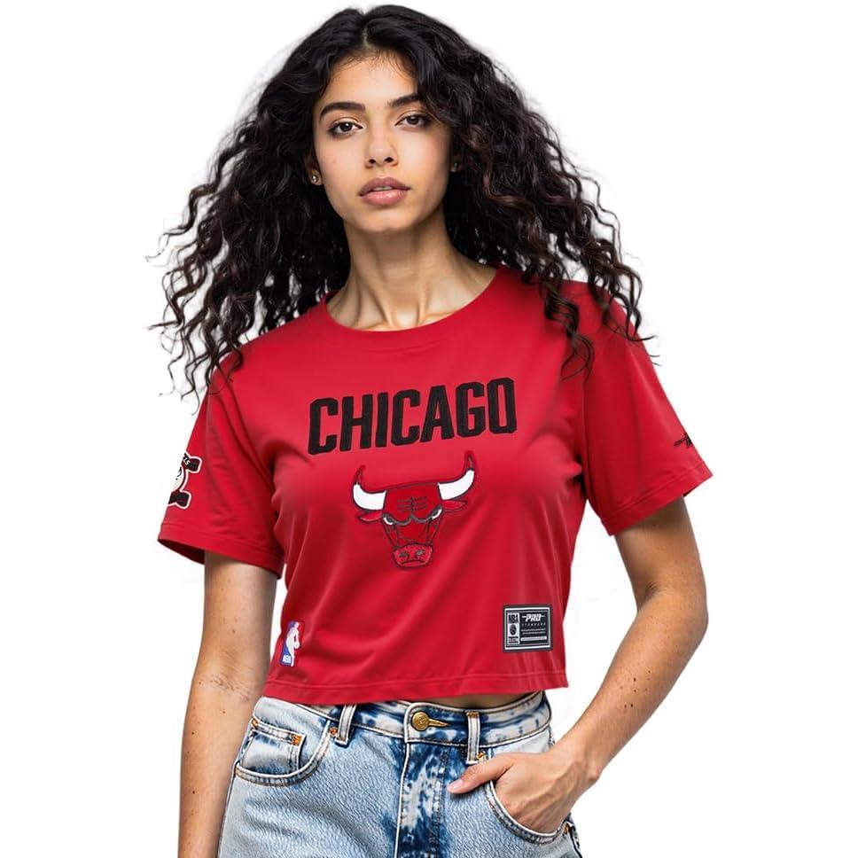 image:imagePro Standard NBA Womens Womens NBA Modern Originals Cotton Short Sleeve Boxy TeeRed