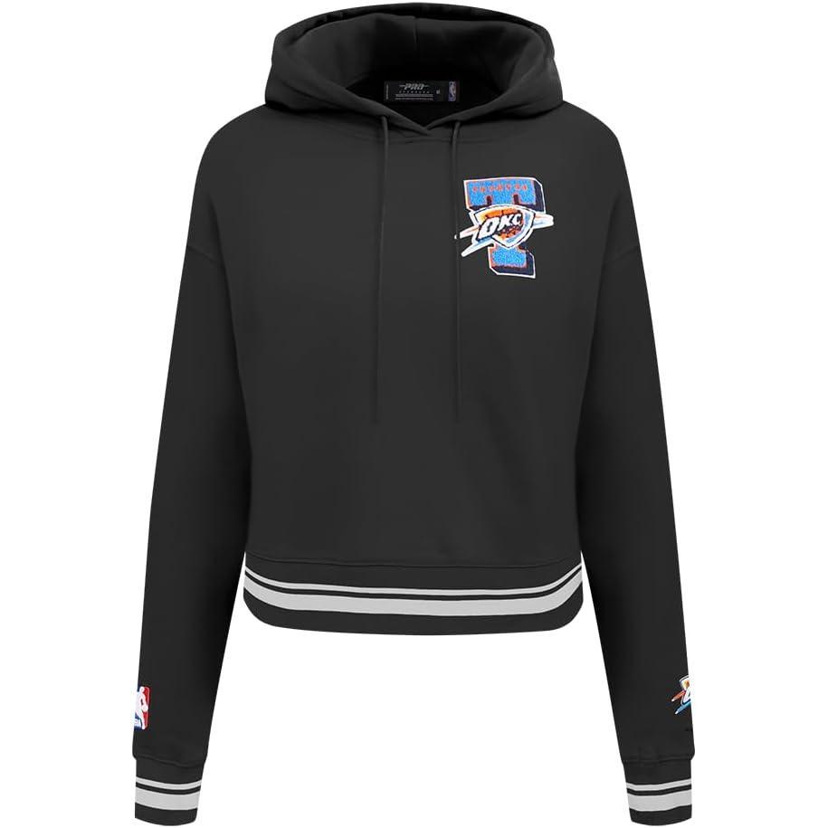 image:imagePro Standard Womens NBA Mash Up Cropped Pullover HoodieBlack