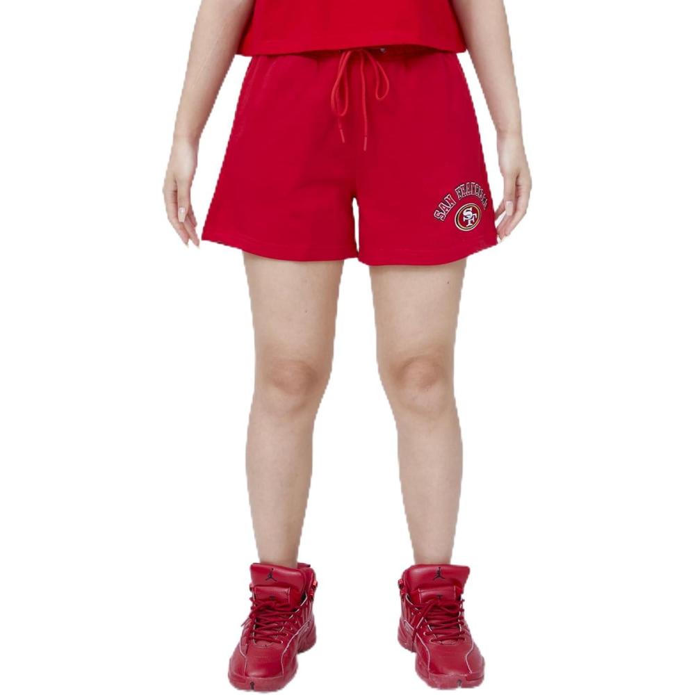 image:imagePro Standard Womens NFL Classic Chenille Fleece ShortRed