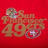 NFL SAN FRANCISCO 49ERS SOUVENIR MEN’S SINGLE JERSEY TEE (RED)(Red)
