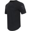 Pro Standard Mens NFL Classic Short Sleeve Tee(Jet Black)