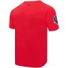 Pro Standard Mens NFL Mashup Cotton Single Short Sleeve Tee(Red)