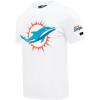 Pro Standard Mens NFL Mashup Cotton Single Short Sleeve Tee(White)