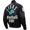 Pro Standard Mens NFL Modern Originals Satin Jacket(Black)