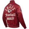 Pro Standard Mens NFL Modern Originals Satin Jacket(Cardinal Red)