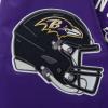 Pro Standard Mens NFL Modern Originals Satin Jacket(Purple)
