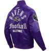 Pro Standard Mens NFL Modern Originals Satin Jacket(Purple)