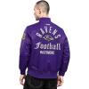 Pro Standard Mens NFL Modern Originals Satin Jacket(Purple)
