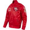 Pro Standard Mens NFL Modern Originals Satin Jacket(Red)