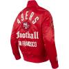 Pro Standard Mens NFL Modern Originals Satin Jacket(Red)