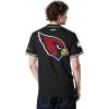 Pro Standard Mens NFL Script Tail Button Down Mesh Top(Black)