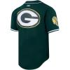 Pro Standard Mens NFL Script Tail Button Down Mesh Top(Forest Green)