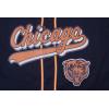 Pro Standard Mens NFL Script Tail Button Down Mesh Top(Midnight Navy/Orange)