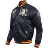 Pro Standard Mens NHL Retro Classics Satin Jacket(Black/Orange)