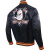 Pro Standard Mens NHL Retro Classics Satin Jacket(Black/Orange)