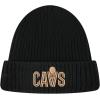 Pro Standard NBA Cleveland Cavaliers Modern Originals Heavyweight Knit Beanie Unlined Cuffed Black Os