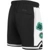 Pro Standard NBA Mens Mens NBA DIY Pick Stitch Cotton Double Knit Athletic Short(Black)