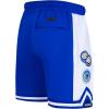 Pro Standard NBA Mens Mens NBA DIY Pick Stitch Cotton Double Knit Athletic Short(Royal Blue)