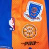 Pro Standard NBA Mens Mens NBA DIY Pick Stitch Cotton Double Knit Athletic Short(Royal Blue/Orange)