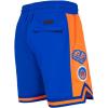 Pro Standard NBA Mens Mens NBA DIY Pick Stitch Cotton Double Knit Athletic Short(Royal Blue/Orange)